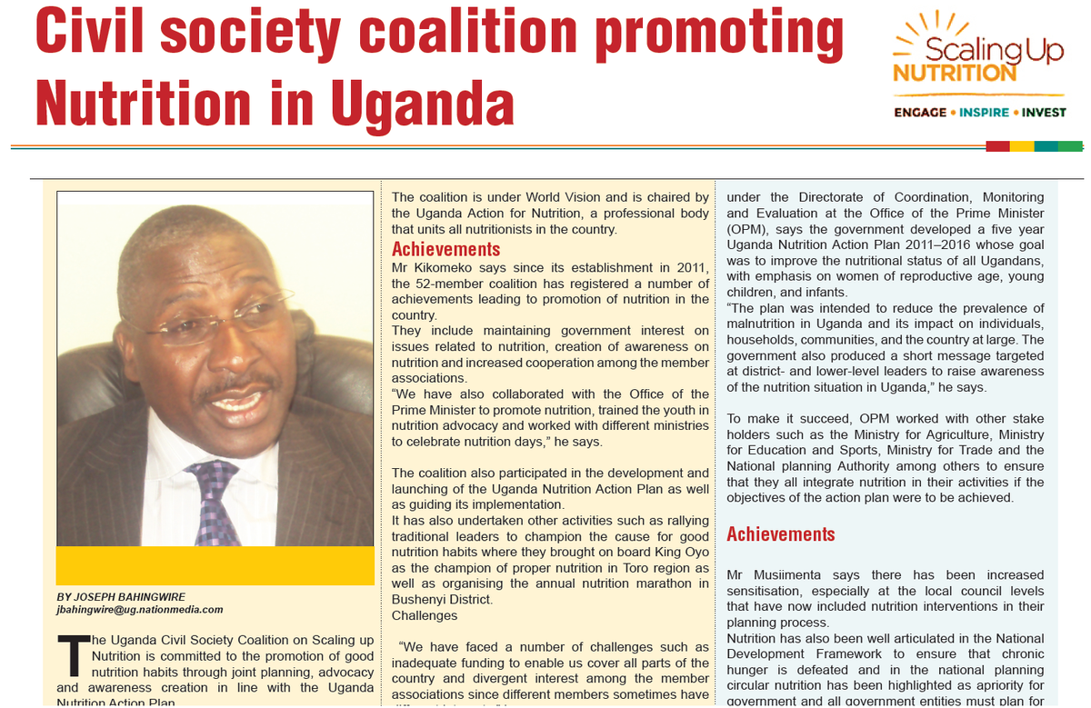 UCCOSUN's tweet photo. #nutritionUG @DailyMonitor publishes an article about @UCCOSUN today - 30th April 2015. http://t.co/7q4LHeYup3