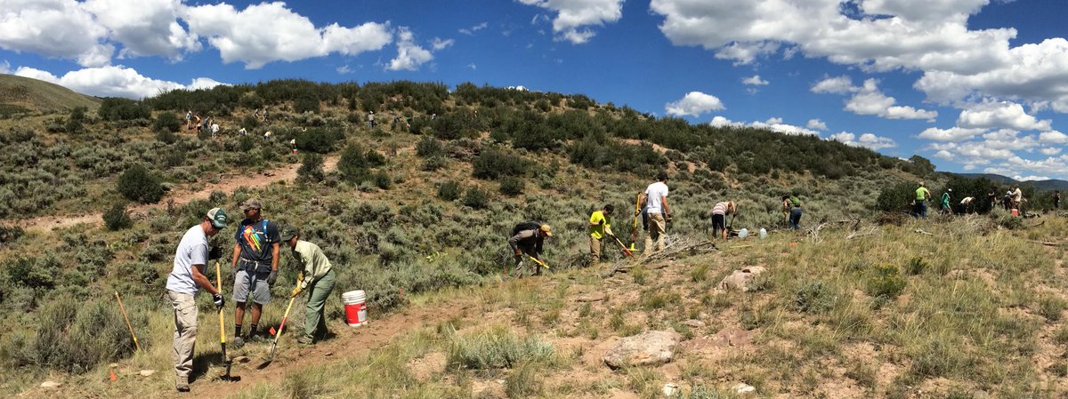 vailmtbike's tweet image. VVMBA Trail Crew Work 5pm tonight, Edwards!  Berry Creek Trail, meet at bottom early to shuttle up. #vvmba #traillove