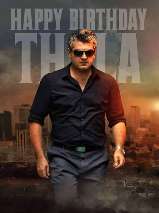 Happy birthday ajith Kumar 
