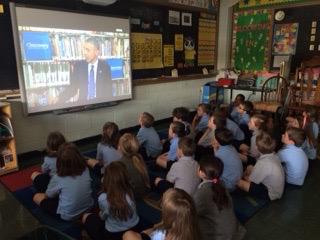 pawc1216's tweet photo. My kindergarten class!
Thank you President Obama!
@DiscoveryEd#Ofthe People http://t.co/rRBbIy3Vdi