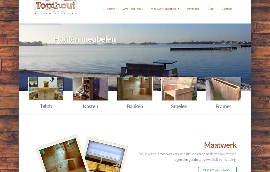 LocalinternetBV's tweet image. Vorige week hebben wij ook Topihout.nl blij gemaakt met een nieuwe website! localinternet.nl/portfolio-item…