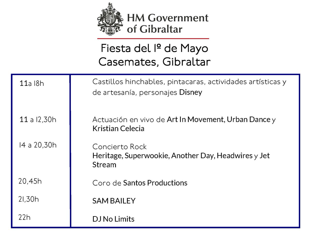 InfoGibraltar's tweet photo. #1DeMayo en #Gibraltar  @SamBaileyREAL @jetstreamgib @UrbanDanceGib @kristiancelecia @Santosprod #OrgulloYanito http://t.co/2YLJ92K7RE