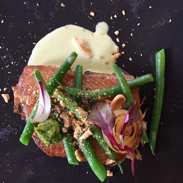 votesteak's tweet photo. Sole, parsley cream and peppered beans...the dependable Overture. In other news, Hidden Va… http://t.co/ittLlJo0SR http://t.co/OPxO6G3RTH