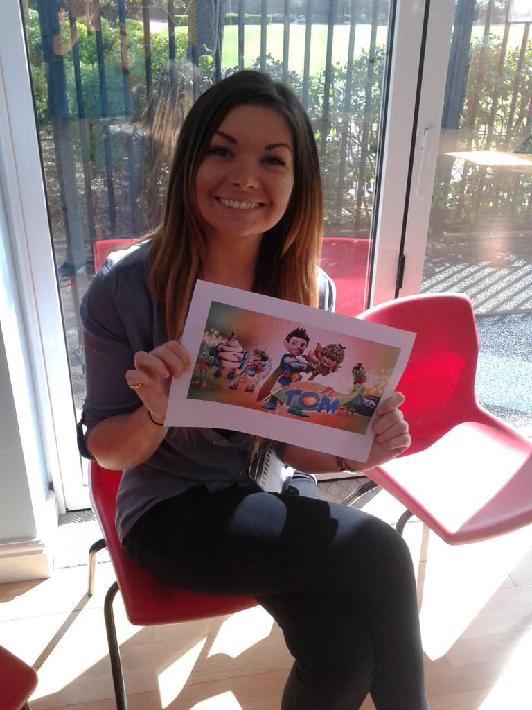 Sallydyspraxia's tweet photo. Good day with Nicola &amp; the CBeebies Tree Fu Tom team in London #treefugo #dyspraxia #itsinthecan http://t.co/geejzuxMVu