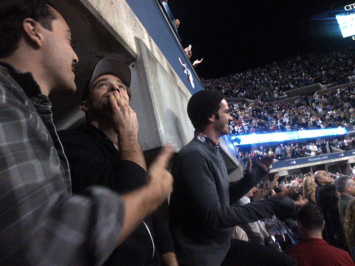 CharlieCoxRoom's tweet photo. Jack ・ Charlie ・ Andrew #USOpen2012 http://t.co/ScwXQUKBag