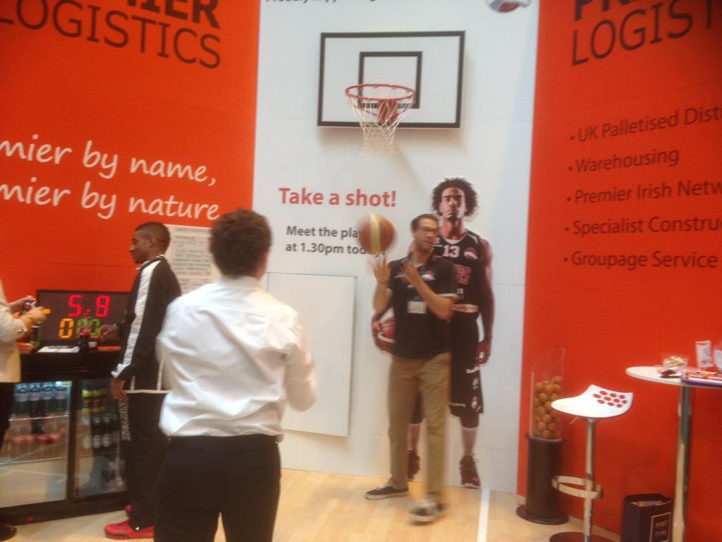 RidersBball's tweet photo. Last day supporting @premlogistics at the NEC @BernardiniTyler @_NeilWatson_5 helping out the guests #greatsponsors http://t.co/qVCmDM51Wr