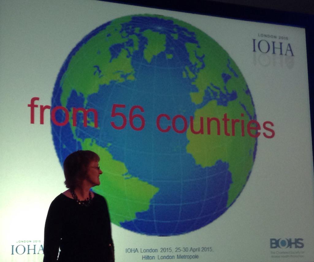 steve77perkins's tweet photo. Great #IOHA2015 roundup 700 delegates from 56 countries, 84 posters, 326 abstracts @BOHSworld #bothandtogether http://t.co/8yuCEzliGu