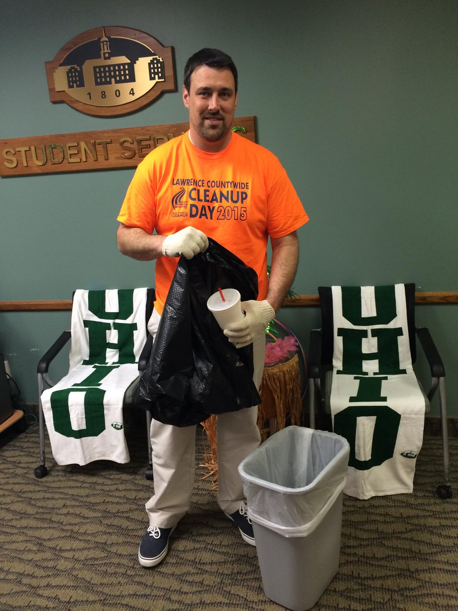 ohiousouthern's tweet photo. Join us this Sat. (9 am) for Lawrence County Cleanup Day. T-shirts, trash bags &amp; gloves provided. Call 740.533.4600. http://t.co/ogd8TpxCpm