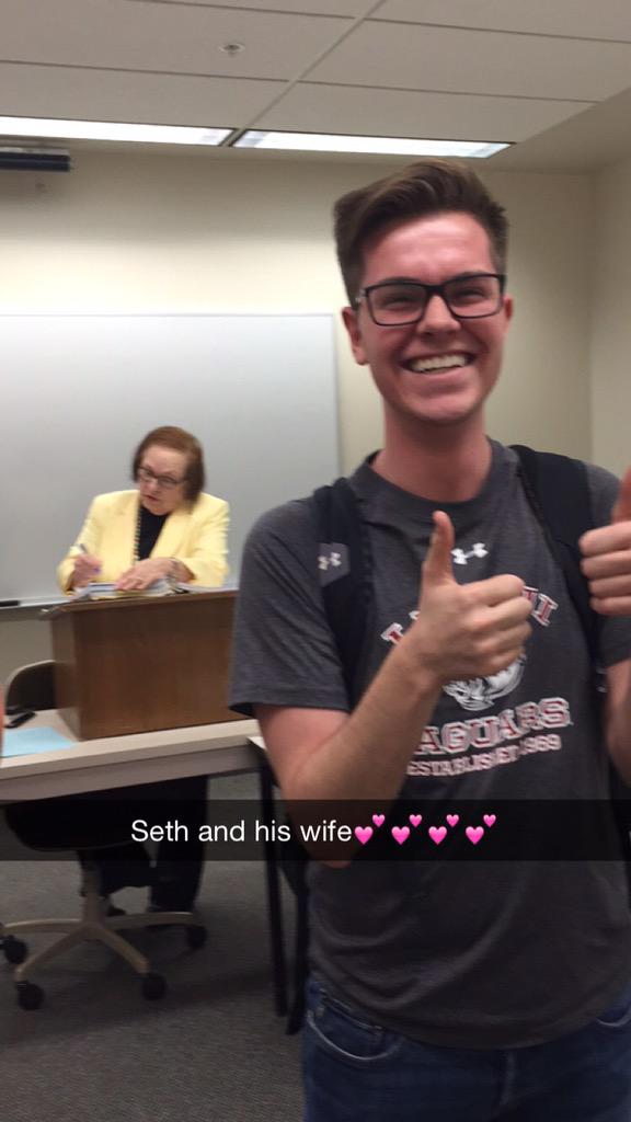 abigail_bush's tweet photo. The moment you've all been waiting for. #DoItForJanet @seththeile http://t.co/gJFSMSNeVW
