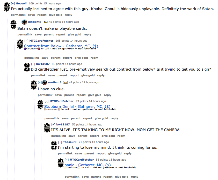 MagicShoebox's tweet image. From r/magicTCG #RobotApocalypse