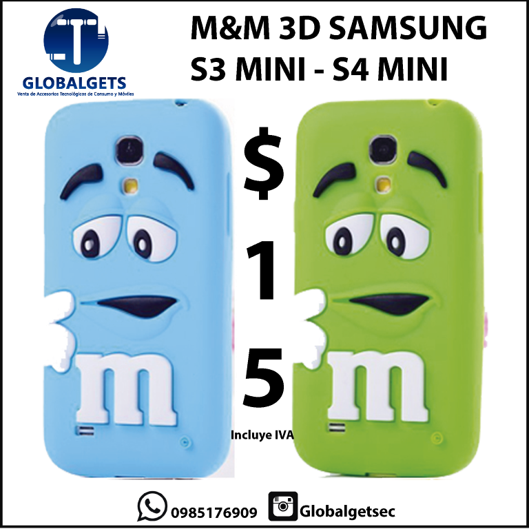 GlobalGets's tweet photo. CASE 3D M&amp;M PARA SAMSUNG S3 MINI - S4 MINI @ventasenecuador @ComercioEc http://t.co/EbWj1ukKg1