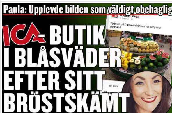 annmarimaukonen's tweet photo. Obegripligt att schysta #meloner i fruktdisken är vidrigt & skapar obehag http://t.co/YcEibI13Ow #kränkt #ica #frukt http://t.co/GpvapRMDEj