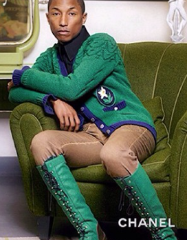 Power1051's tweet photo. .@Pharrell is the new face of Chanel - See all his campaign shots here: http://t.co/U5w4wE9fjV http://t.co/KXmEnz20Ri