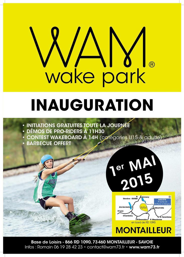 WAM_WakePark's tweet photo. Demain ? C'est l'inauguration ! http://t.co/QsYUJovyo6