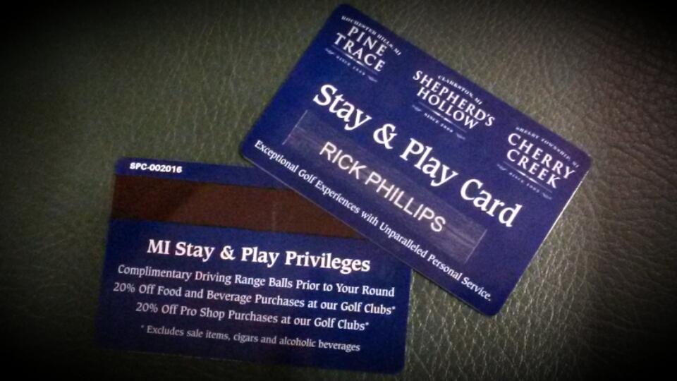 Our new Stay &amp; Play cards are in. Check out the personalized touch that each individual guest receives!