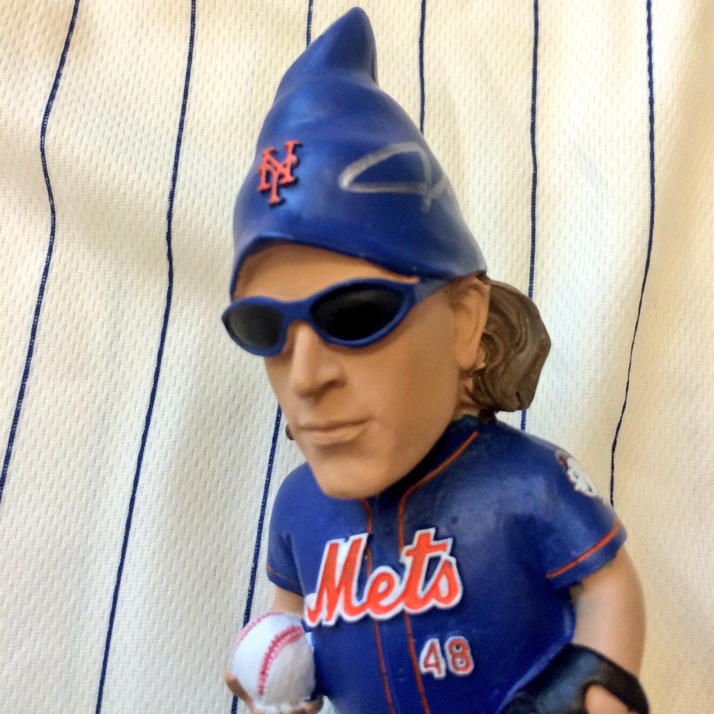 Mets's tweet photo. RT this to enter to win a signed #deGnome! deGnome night is 5/2! http://t.co/he0o7bTPVA #Whiff http://t.co/bEy0i6TctN http://t.co/coJYM0ir0U
