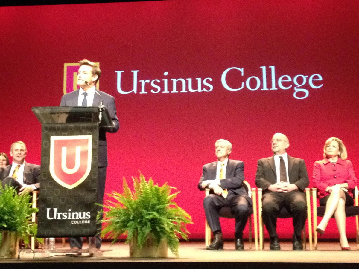 BWillsTH's tweet photo. #THnews Ursinus College names Economist Brock Blomberg the 17th President http://t.co/uX8dGEkYEi