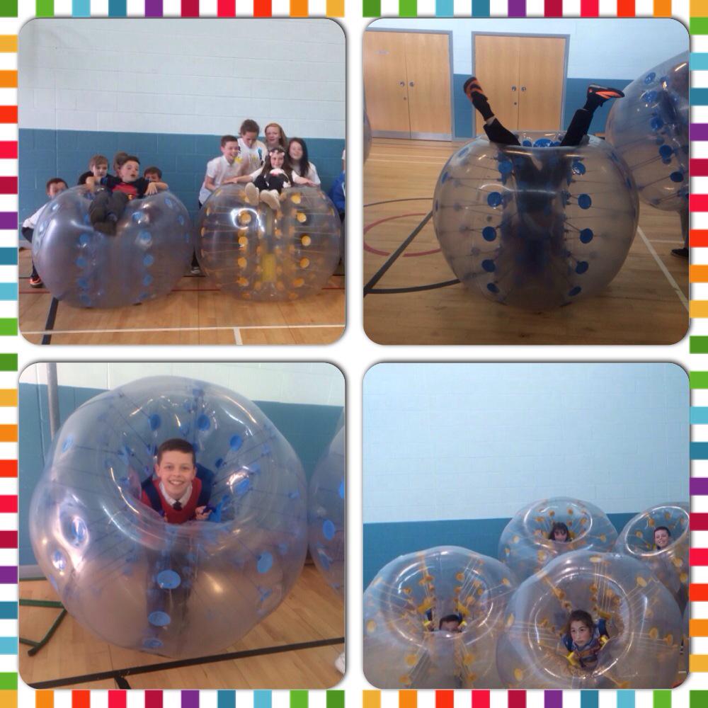 Bubble football was great fun and very, very funny! #football #fun