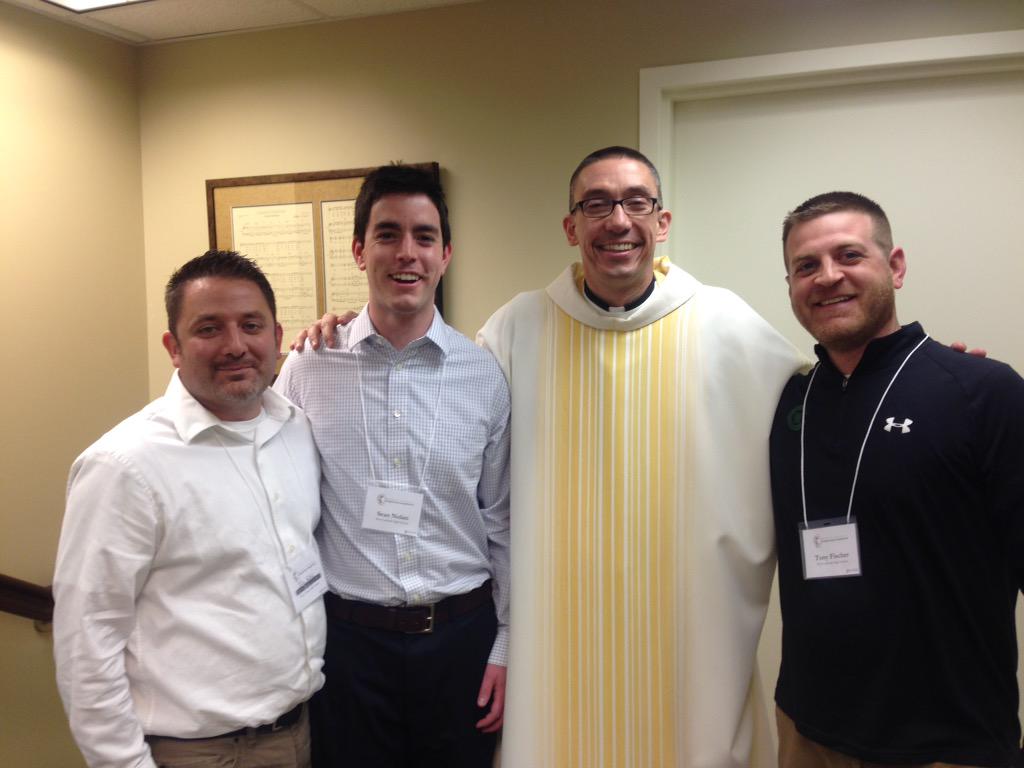 GRWestCatholic's tweet photo. Highlight of PD was having Mass with '95 alum, Fr. Pete McCormick http://t.co/LtrCuZmihb