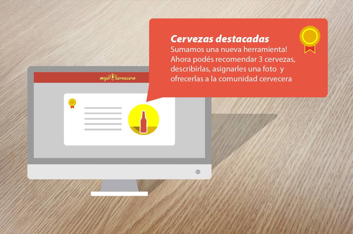 mapacervecero's tweet photo. ¡Nueva herramienta! Editá tu perfil y recomendá 3 cervezas a tus clientes y amigos. http://t.co/hKTMHXddNA