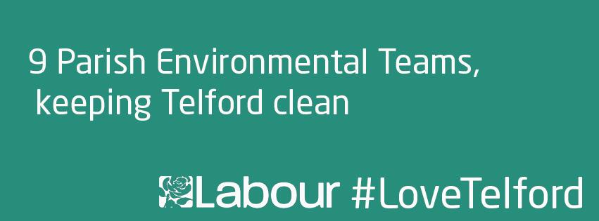 9 Parish Environmental Teams, keeping Telford clean #Labour #LoveTelford