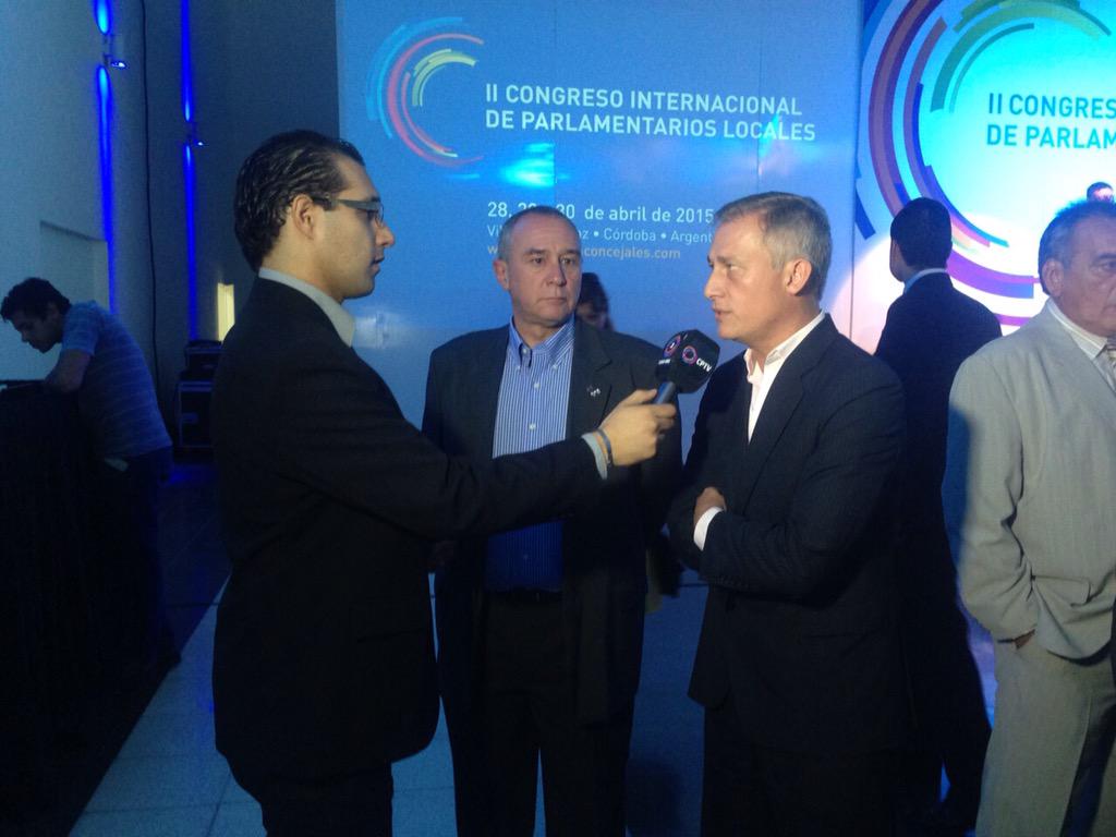 HotelMonacoVCP's tweet photo. En vivo desde nuestras instalaciones  #CPTV con el cierre del II Congreso Internacional de Parlamentarios Locales http://t.co/1bImyuvHOF