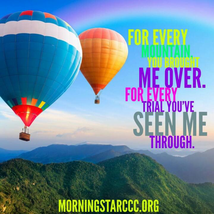 MorningStarCCC's tweet image. #ForEveryMountain #msccc