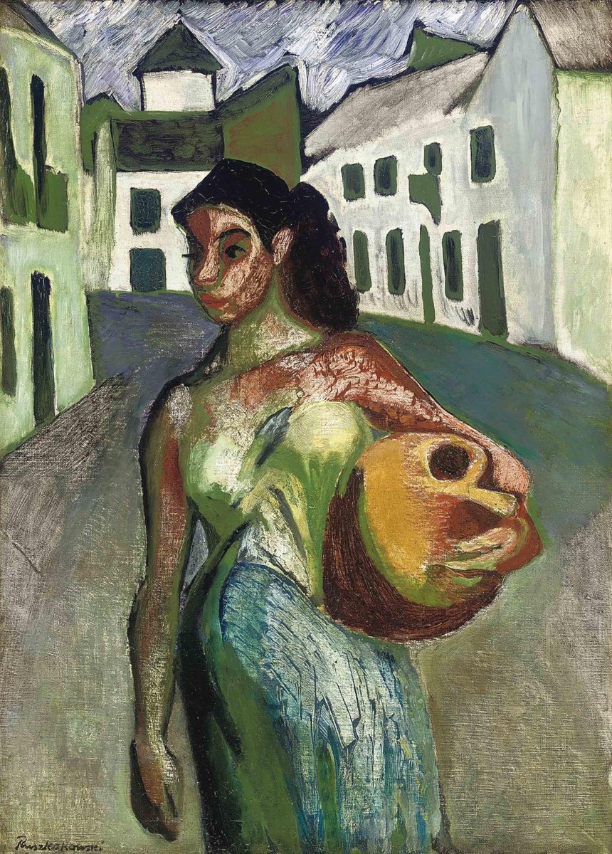 hutterdesign's tweet photo. Zdzislaw #Ruszkowski "Spanish Girl with Water Jug " 1956 #painting #fineart #twitart #art #iloveart #artweet http://t.co/SETGR3QPmf