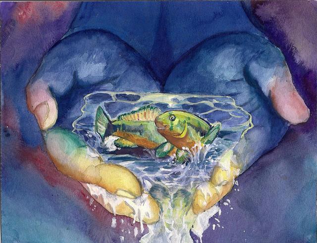 Young artists inspired by #endangeredspecies:1st prize D Starovoytov,6th grade http://1.usa.gov/1Koe2RY @EcoSchoolsUSA From @USFWSRefuges