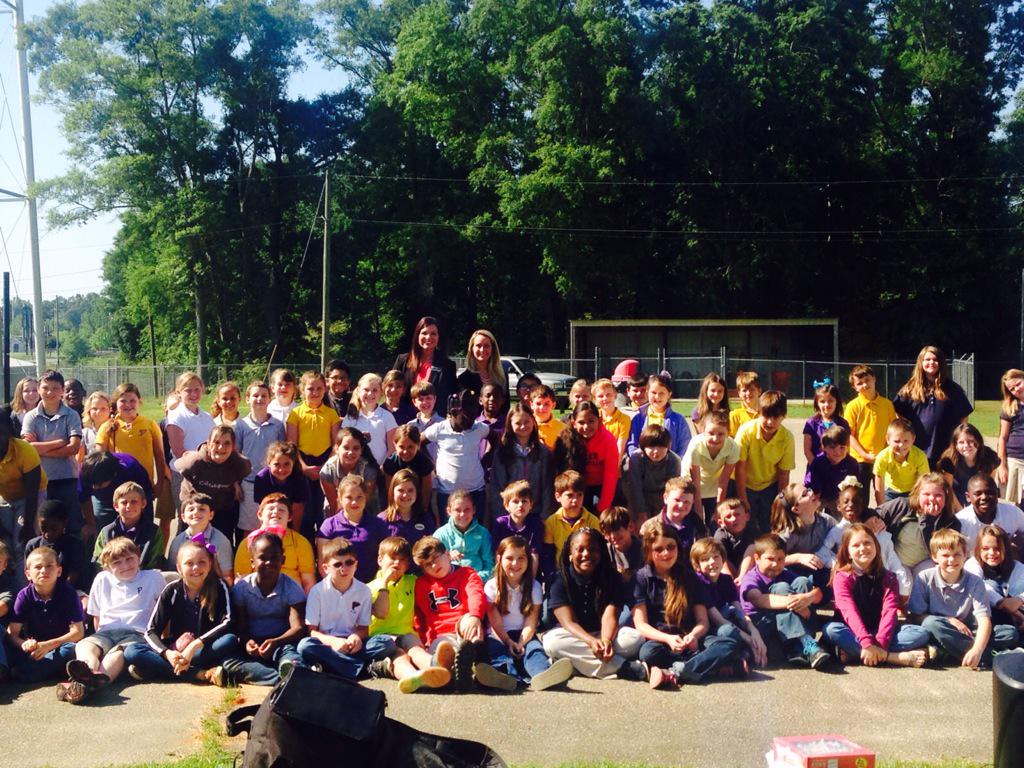 kfletch76's tweet photo. Loved working with @TheFirstBank and @PurvisUpper on teaching a child to save http://t.co/KioLDnPplN