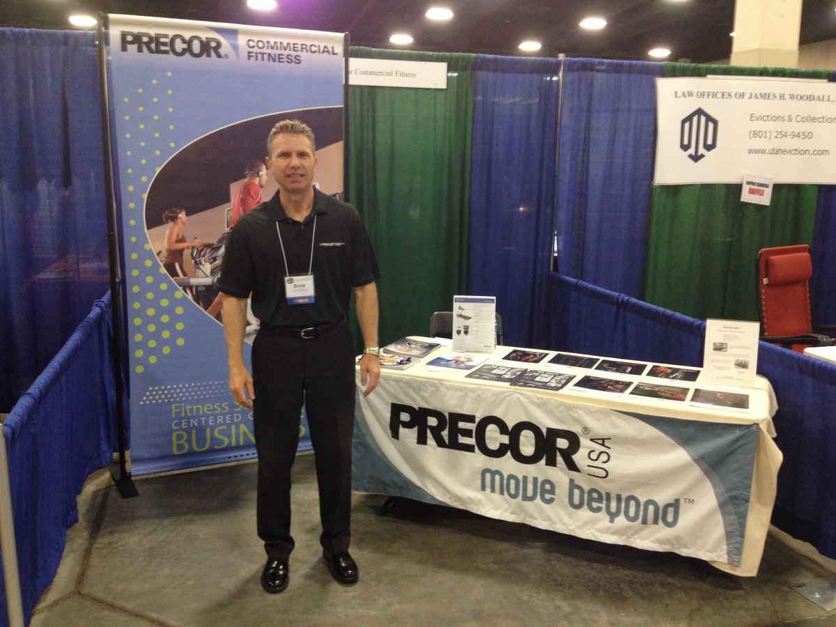 PrecorCF's tweet photo. "Erick enjoyed a great day at the UAA tradeshow. Thank you to all the friends &amp; clients who said hello at PCFs Booth. http://t.co/3hp0KDrd8j