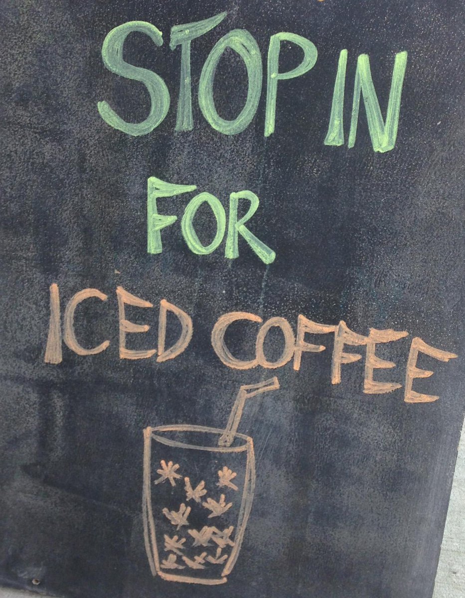 TradestoneCafe's tweet photo. On a beautiful sunny day like today, nothing beats an iced coffee.  Pop in and try ours! http://t.co/tJcDrMYqB2