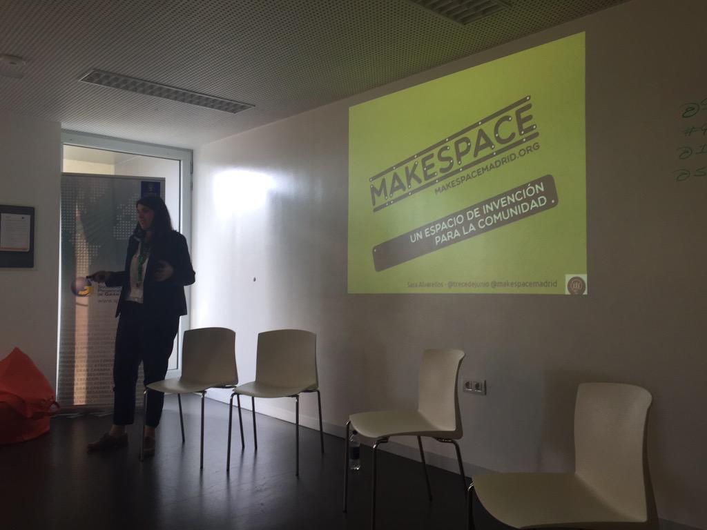 TaisPD's tweet photo. Menuda crack @trecedejunio ! :-) y pedazo proyecto: @MakespaceMadrid #GCForum2015 http://t.co/W11TxVYFri