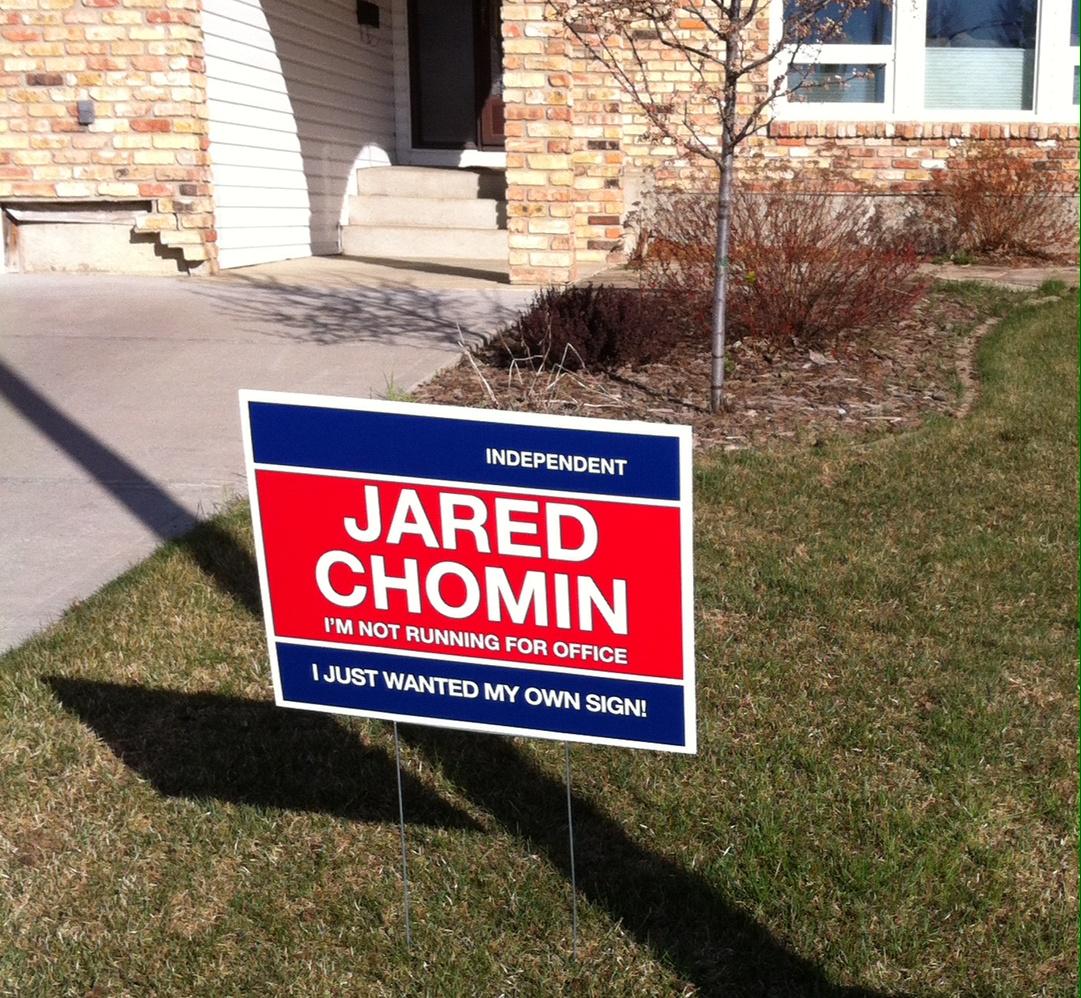 CHED880's tweet photo. A #yeg teen wants in on the campaigning fun!  #ableg http://t.co/0XutqJhd6W