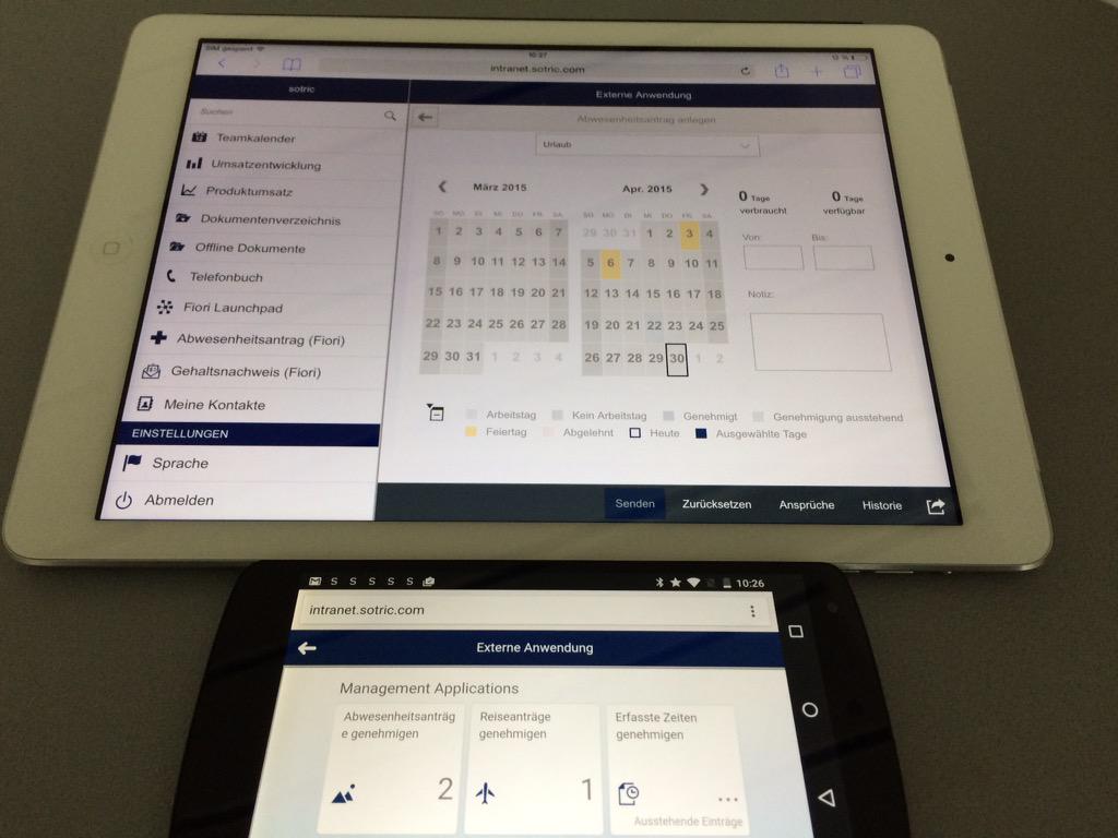 btexx's tweet photo. #SAP #Fiori Integration into the #BTEXX mobile @PORTAL_SAP http://t.co/7CwG9KeaNZ
