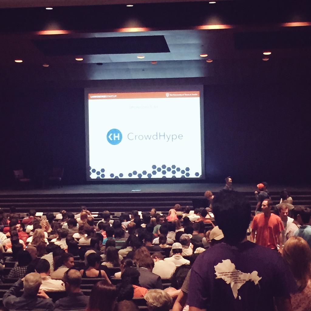 crowdhype's tweet photo. We out here. #LonghornStartup http://t.co/6jVRmqc0uk