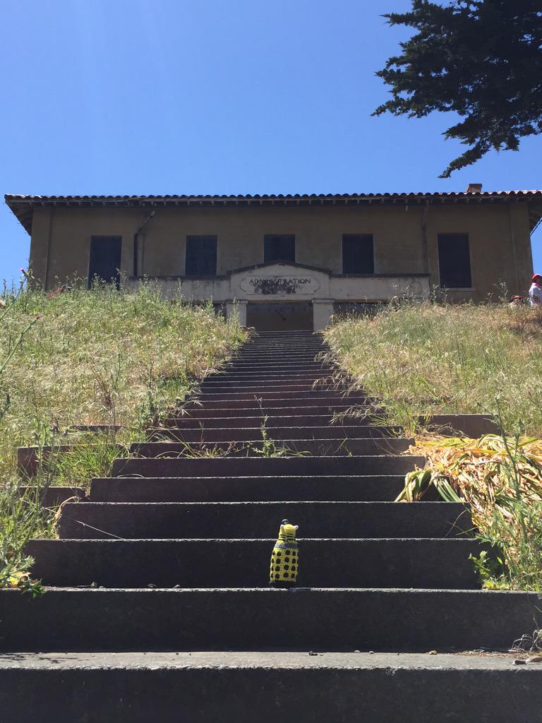 MyDalekAndMe's tweet photo. Still waiting for an epic Dalek vs. Angel battle. Sadly, none were registered on Angel Island #SanFrancisco #drwho http://t.co/YP2muCWKRt