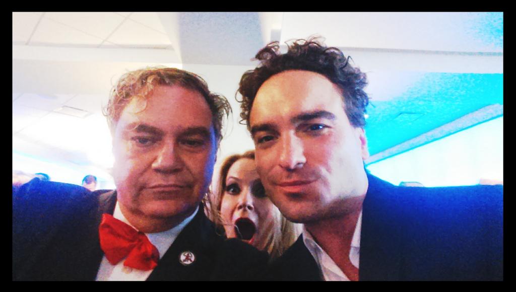 Here with Johnny Galecki & nominee and a HAPPY BIRTHDAY to him TODAY! 