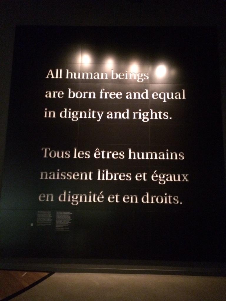 First time to Winnipeg and a great tour of the newly opened #canadianhumanrightsmuseum