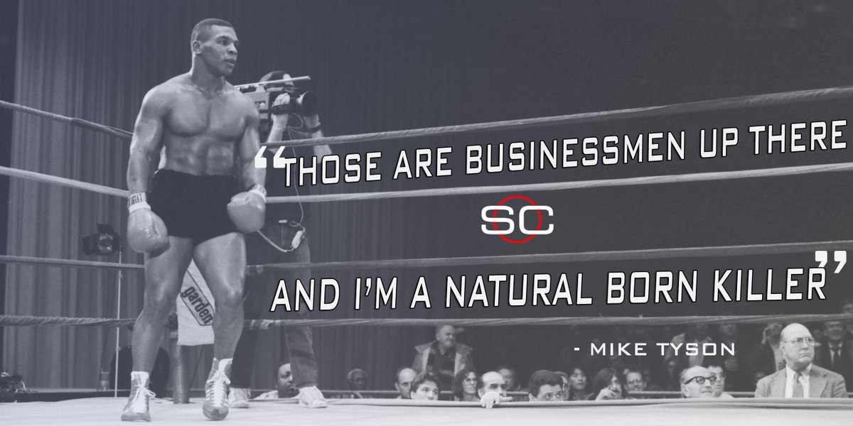 SportsCenter's tweet photo. Mike Tyson had some harsh words for Floyd Mayweather. http://t.co/mzIu9jUYhr