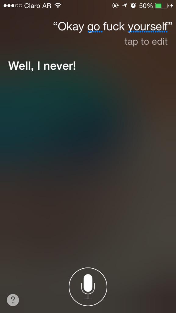 florcamerano's tweet photo. No te embolé Siri ✋🏽 http://t.co/F3JfPVW2KO