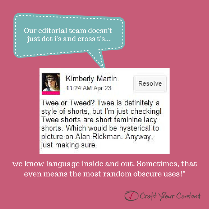 craftcontent's tweet image. Our #editorial team doesn't just dot i's and cross t's, we know language inside and out. #clientcontent