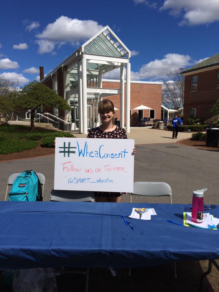 RooCrewWheaton's tweet photo. Check out our table to get your free t-shirts and let the world know #ConsentIsSexy and #WheaConsent! http://t.co/lLOJmHDUgu