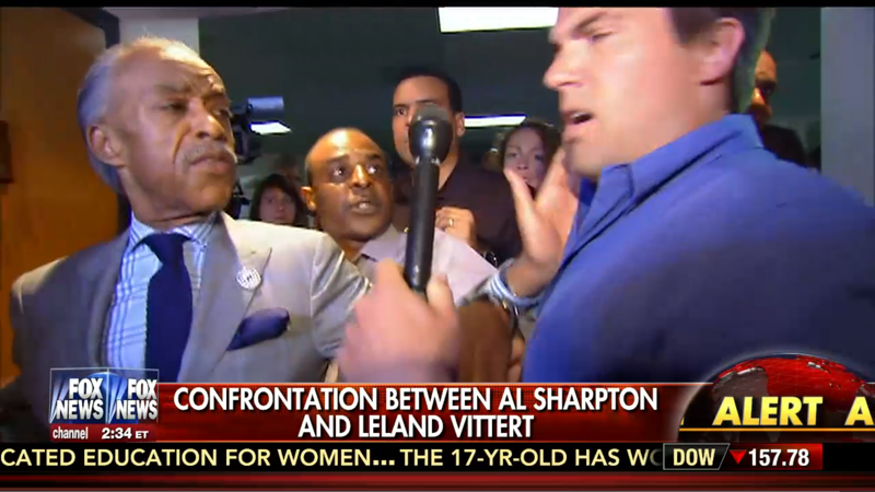 Rawlings-Blake uses Al Sharpton has body armor against Leland Vittert (VIDEO)