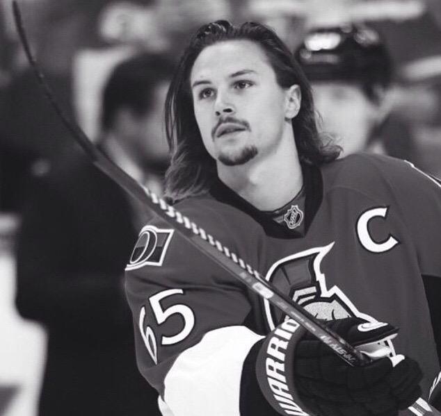 CuriousGFP's tweet photo. @BauerHockey This slick number sported by @ErikKarlsson65 #BauerFlow http://t.co/eS5RA3wDUX