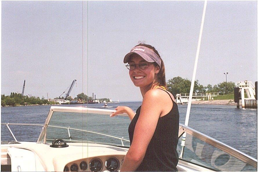 JLipowski's tweet image. A3: My Dad and I have done motorcycle and boat trips. Photo: Cheboygan River, MI and Rocky Mountain NP. #CultureTrav