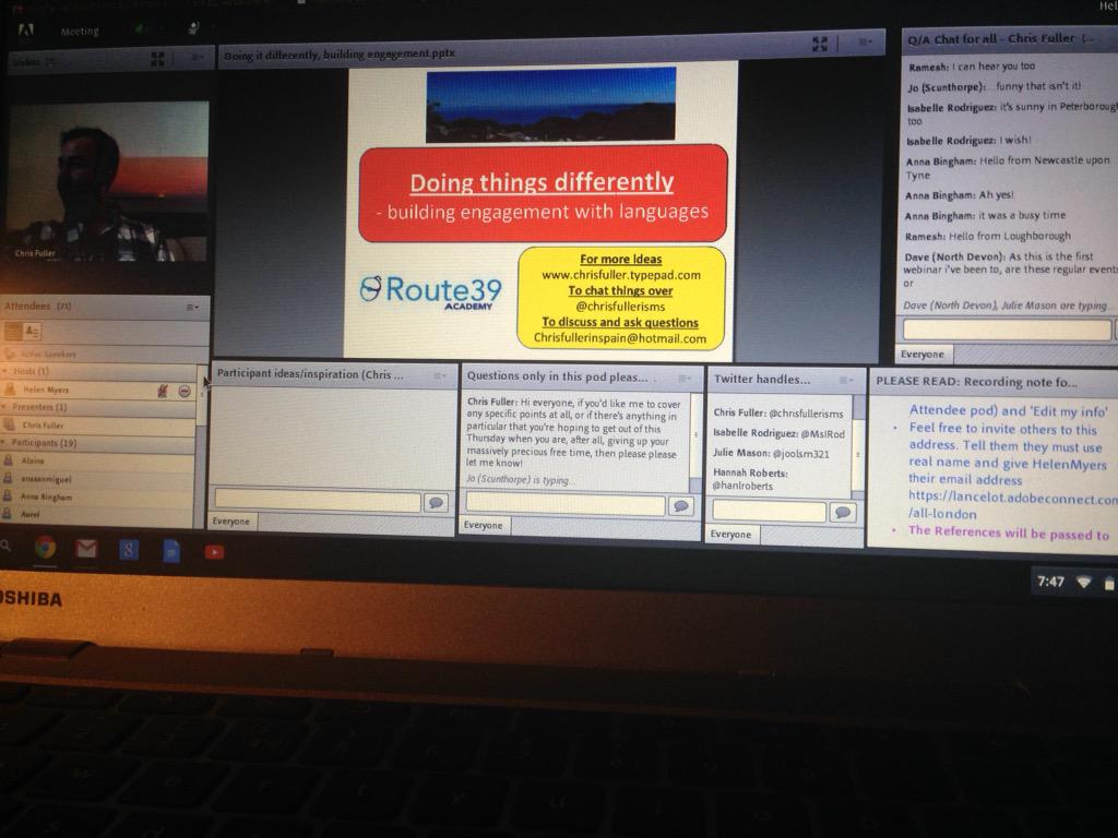 aurelagazel's tweet image. Looking forward to the start of @ChrisFullerisms webinar, doing things differently. #inmyPJs