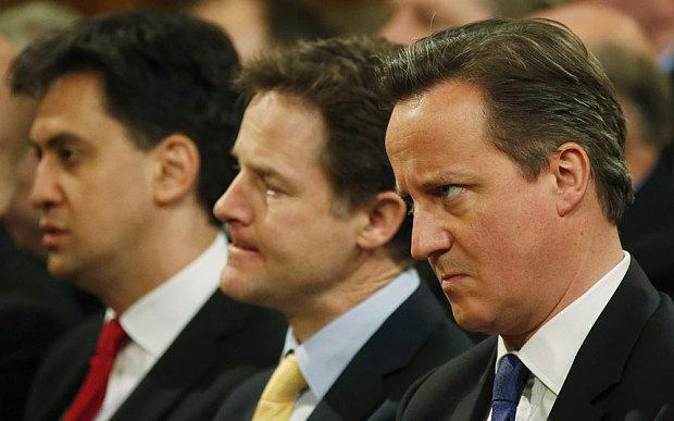 Telegraph's tweet photo. Watch #bbcqt leaders' election special live: http://t.co/8BcXTfw0Bq http://t.co/EiCfp8acPY