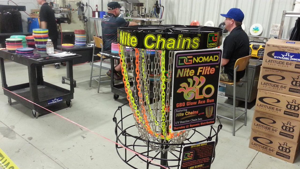 dg_nomad's tweet photo. #GBO raffle ready! @DynamicDiscs distribution center, glow round at 8. http://t.co/lE2sOjOxmb