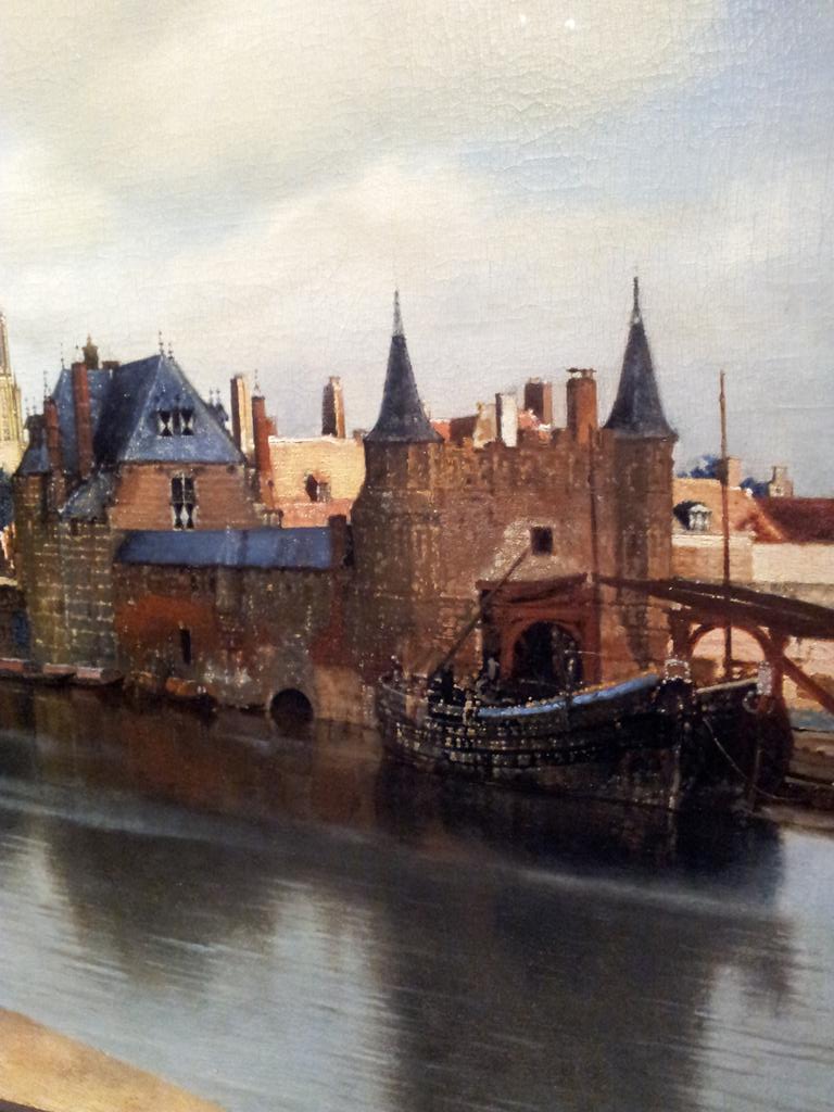 mcdfrago's tweet photo. Ce "petit pan de mur jaune" si cher à M. Proust est presque pointilliste #Vermeer #DutchGoldenAge #magnifique http://t.co/iAn4MnGHFj